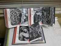 岩波写真文庫　　ファイル3冊セット　　計18冊　ヤケシミ汚難痛　　巴里の素顔　死都ポンペイ　システィーナ礼拝堂　ジョット　セザンヌ　ほか　　E3右　　レターパックプラス送付