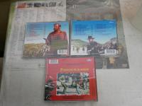 マカロニウエスタン　CD11枚　・続荒野の用心棒　・Ennio Morricone FACCIA A FACCIA  ・TEXAS　ADDIO　・WESTERN　QUARTET　ほか　・マカロニウエスタンチラシ2種　　ゆうパック送付　S1前離島