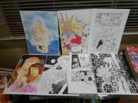チェリッシュ・ギャラリー　　自選複製原画集  河惣益巳　　画12枚有　収録作品一覧1枚欠　E2左下段　ゆうパック送付　外函汚難痛有