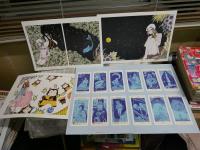 チェリッシュ・ギャラリー　　自選複製原画集　　魔夜峰央　　妖怪・妖美・美少年　画12枚　収録作品一覧1枚　　ゆうパック送付　　E2左下段
