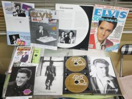 エルビス・プレスリー　　4枚CDブック他チラシ・ポストカード・プレスリー展の招待状ほか　　レターパックプラス送付　R1中