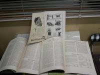 英文洋書3冊セット　・Nippon   No1・2　2冊　1928・29年　　・MANUAL　TRAINING　MAGAZINE　No10　1922年4月　計3冊セット　ヤケシミ汚難有　H3左2箱