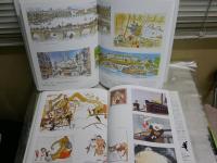 絵本の世界　　110人のイラストレーター　1・2　全2冊セット　　堀内誠一編　外箱欠　　座談会小冊子2点あり　少難少痛有　　E1左中　　ゆうパック送付