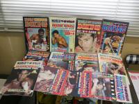 ワールド・ボクシング　WORLD　BOXING　　第2巻1‐12号　計12冊セット　ヤケシミ汚有　　ゆうパック送付　　S1下段