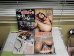 SMグラフティ創刊号‐3号　緊縛フォト集　計4冊セット　　ヤケシミ汚難痛有　レターパックプラス送付　E1左上段
