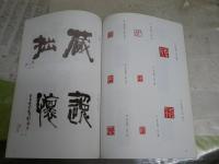 青山杉雨用印展　　杉雨書芸術を支えた印人　　初版　　カタログ図録　E2右中