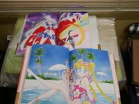 武内直子　美少女戦士セーラームーン　原画集　Vol.1・2　計2冊セット　　1刷帯　　少汚有　E2左中