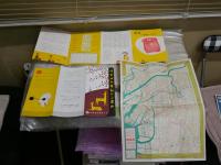 ・電報取扱の手引　・大阪の観光　・大阪修学旅行の栞　同一2部　・修学旅行電報のご案内　　4種5部　　ヤケシミ汚有　　S3下段