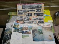 ・琵琶湖ホテルほか3部　・衣浦港湾会館　・飛騨民俗村案内　・指宿観光ホテル　・第一瀧本館　・洞爺湖　・ホテル下呂館　　計9部セット　ヤケシミ汚難痛有　S3下段