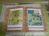 MINIATURES　ILLUSTRATIONS　OF　ALISHER　NAVOIS　WORKS　　ミニチュア　イラスト　アリッシャーナヴォイ作品集　　カラー複製　E2右中