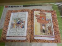 MINIATURES　ILLUSTRATIONS　OF　ALISHER　NAVOIS　WORKS　　ミニチュア　イラスト　アリッシャーナヴォイ作品集　　カラー複製　E2右中
