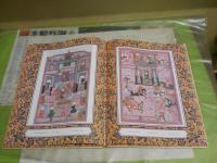 MINIATURES　ILLUSTRATIONS　OF　ALISHER　NAVOIS　WORKS　　ミニチュア　イラスト　アリッシャーナヴォイ作品集　　カラー複製　E2右中