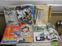 月刊コミック　特盛　とくもり　　・キャプテン　総集編　ちばあきお　イガラシ編①-③　丸井編②　ポスター付　　・オール新作！釣りキチ三平　平成版　バスボーイQ　矢口高雄矢口プロ作品　不揃計6冊　　E2左　ゆうパック送付