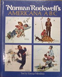 Norman Rockwell’s AMERICANA ABC　　　洋書絵本　ハードカバー　オールカラー　　E2左