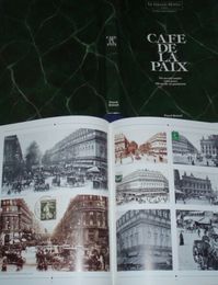 CAFE　DE　LA　PAIX　　LE GRAND　HOTEL　　ハードカバー　E5右