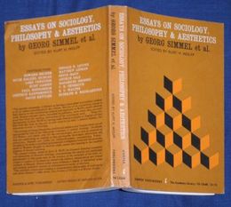 Essays on Sociology,Philosophy & aesthetics  by georg simmel et al.   edited by kurt h. wolff  ペーパーバック　　ヤケシミ汚難痛有　L2