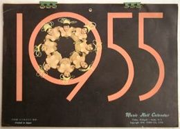 ミュージックホール カレンダー　1955年度