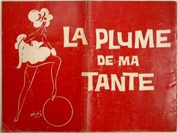 LA PLUME DE MA TANTE　パンフレット