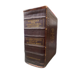 Webster's new international dictionary of the English language. Based on the international dictionary of 1890 and 1900. Now completely revised in all departments …