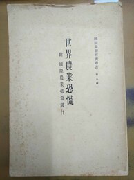 世界農業恐慌 附国際農業抵当銀行