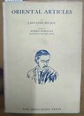 Oriental articles