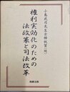 権利実効化のための法政策と司法改革