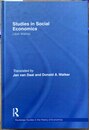 Studies in social economics