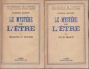 Le mystère de l'être
