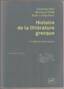Histoire de la littérature grecque.