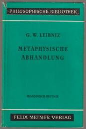 Metaphysische Abhandlung.