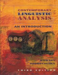 Contemporary linguistic analysis : an introduction