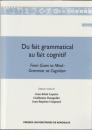 Du fait grammatical au fait cognitif = From gram to mind : grammar as cognition.