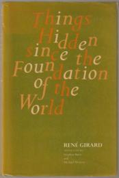 Things hidden since the foundation of the world.