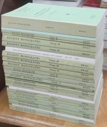 Elliott monographs in the Romance languages and literatures