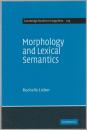 Morphology and lexical semantics.