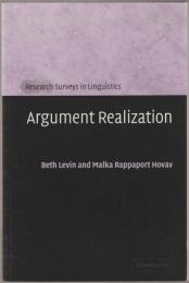 Argument realization.