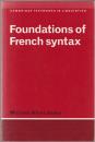 Foundations of French syntax