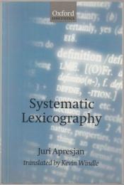 Systematic lexicography.