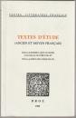 Textes d'étude (ancien et moyen français).