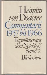 Commentarii : Tagebücher aus dem Nachlass.