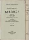 Oeuvres complètes de Rutebeuf.