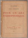 Pour un art radiophonique.