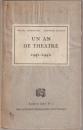 Un an de théatre : 1941-1942.