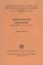 Altaramäische Grammatik der Inschriften des 10.-8 Jh. v. Chr.