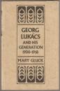 Georg Lukács and his generation, 1900-1918