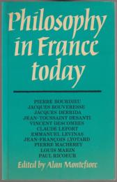 Philosophy in France today.