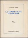 La communauté inavouable.