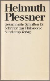Schriften zur Philosophie.