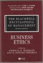 Business ethics.
