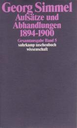 Aufsätze und Abhandlungen 1894 bis 1900